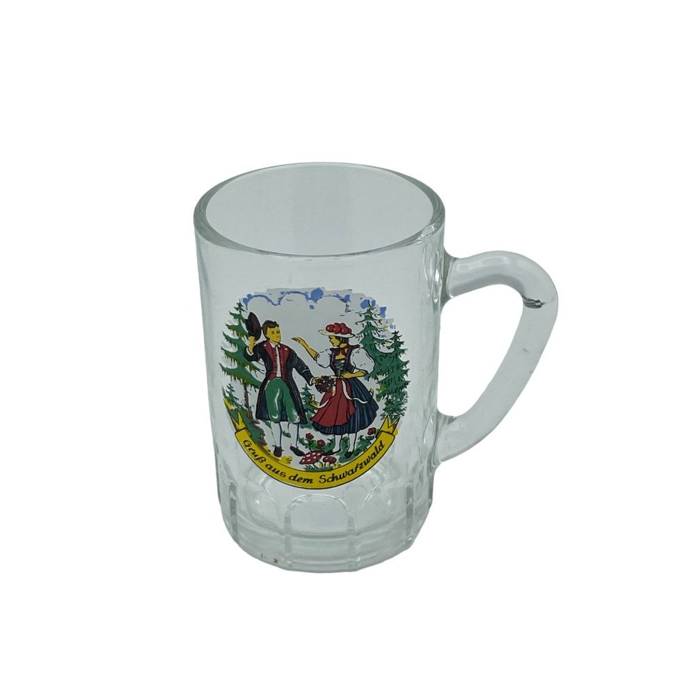 Miniature German Beer Stein Shot Glass Gruf aus dem Schwafzwald 3in
